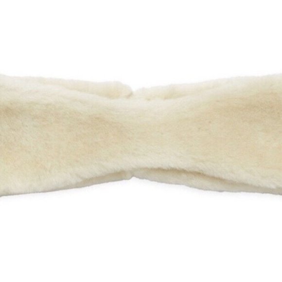 UGG Australia Chestnut Reversible Leather & Shearling Headband - Picture 4 of 4